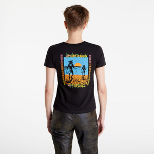 Dámske tričko Vans x Stranger Things Surf's Upside Down Crew T-Shirt Černé