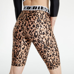 Biker shorts Versace Jeans Couture Logo-Waistband Shorts Leopard Print